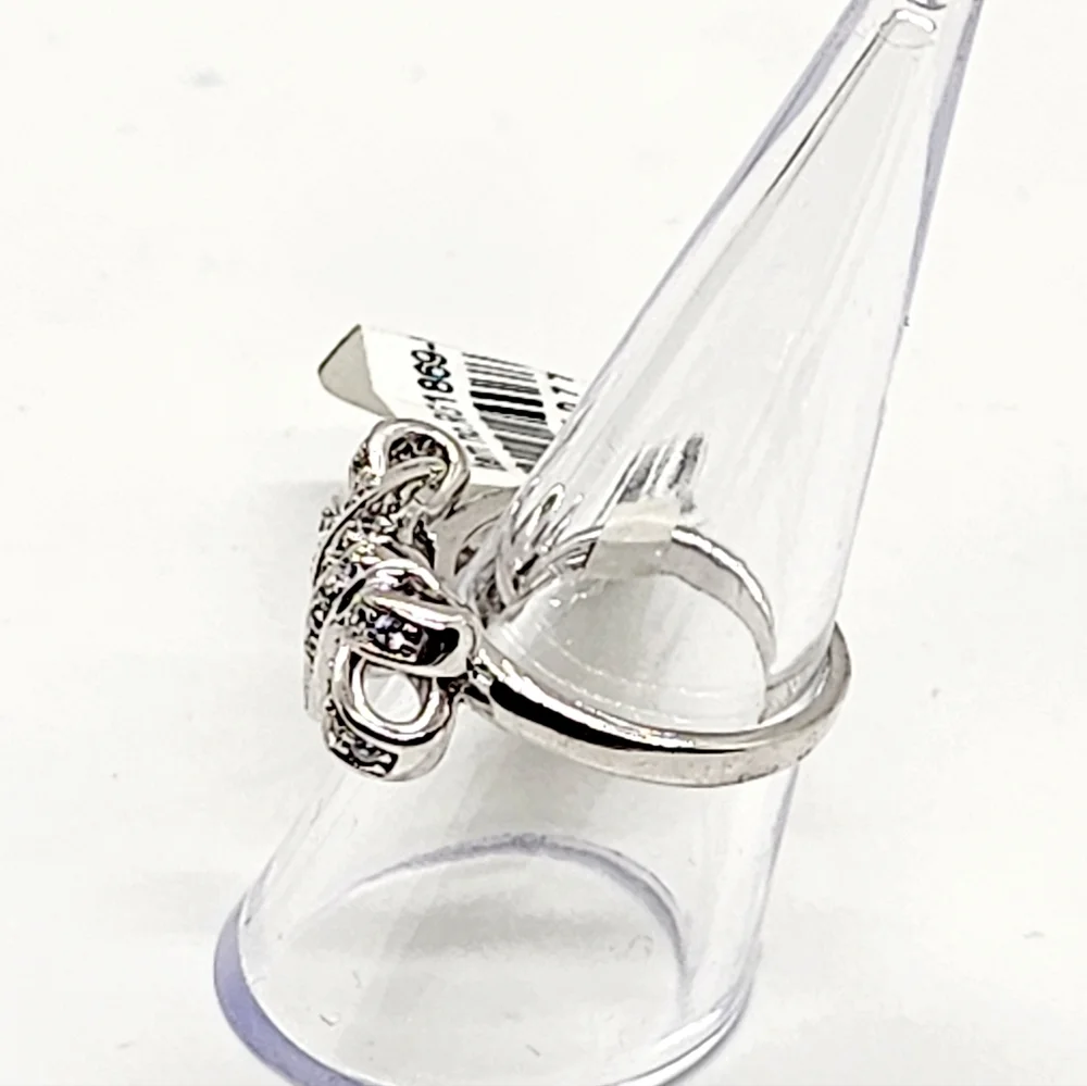 Beautiful Sterling Silver Bow Ring NWT - Picture 4 of 8